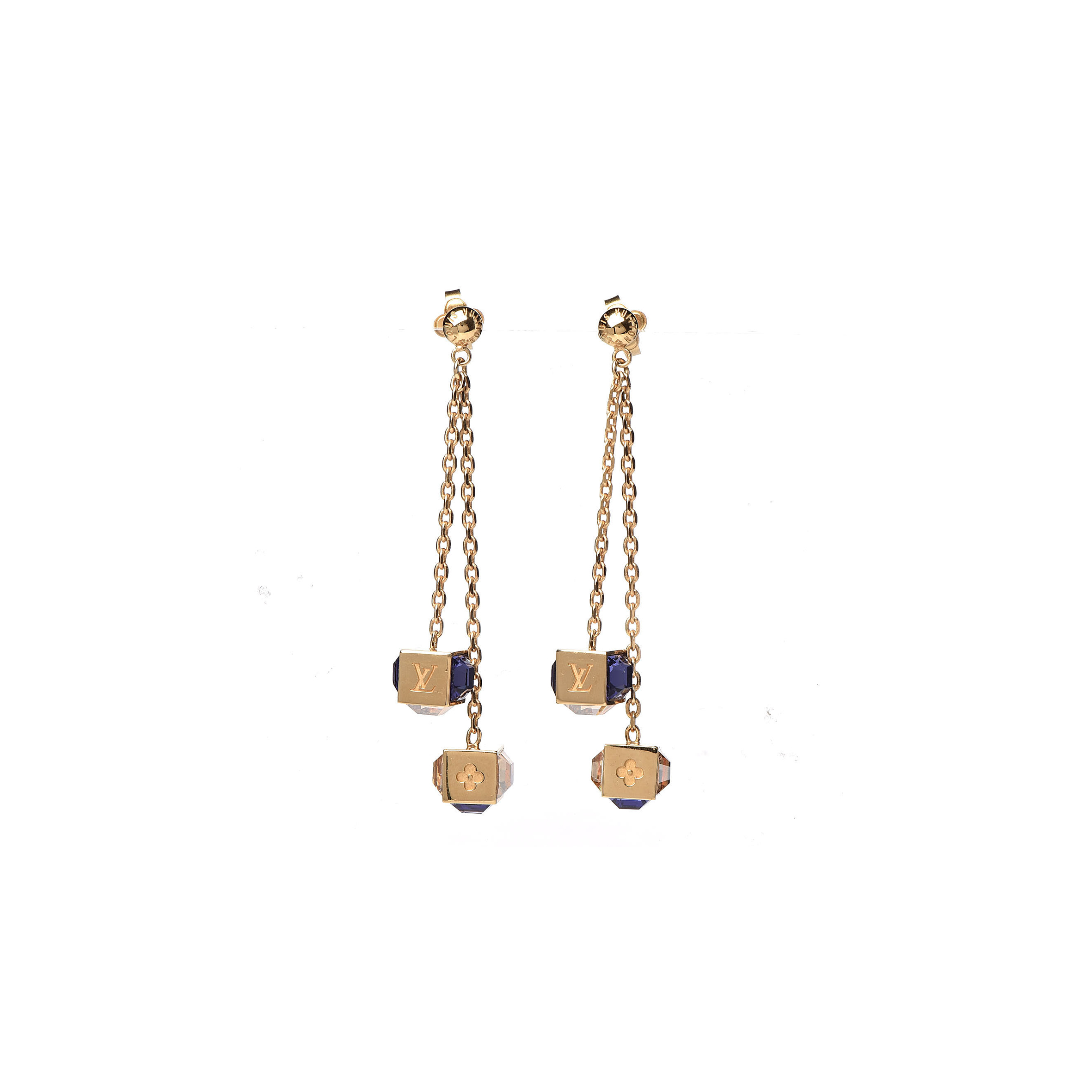 l**is V*t*n gamble metal earrings gold m66059